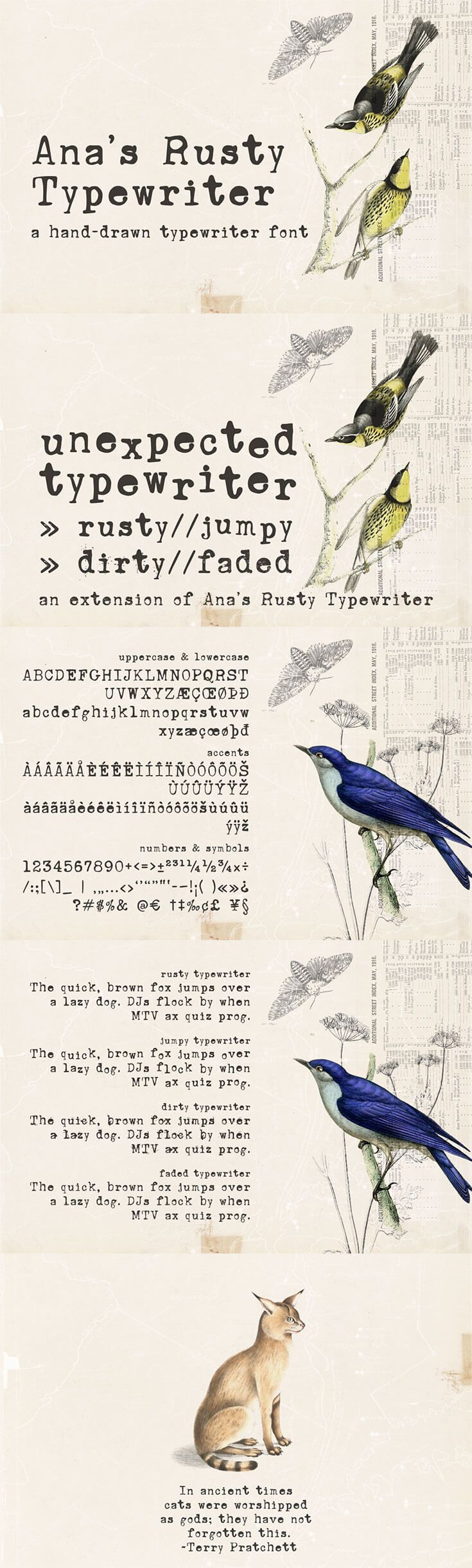 Free Anas Rusty Typewriter Font