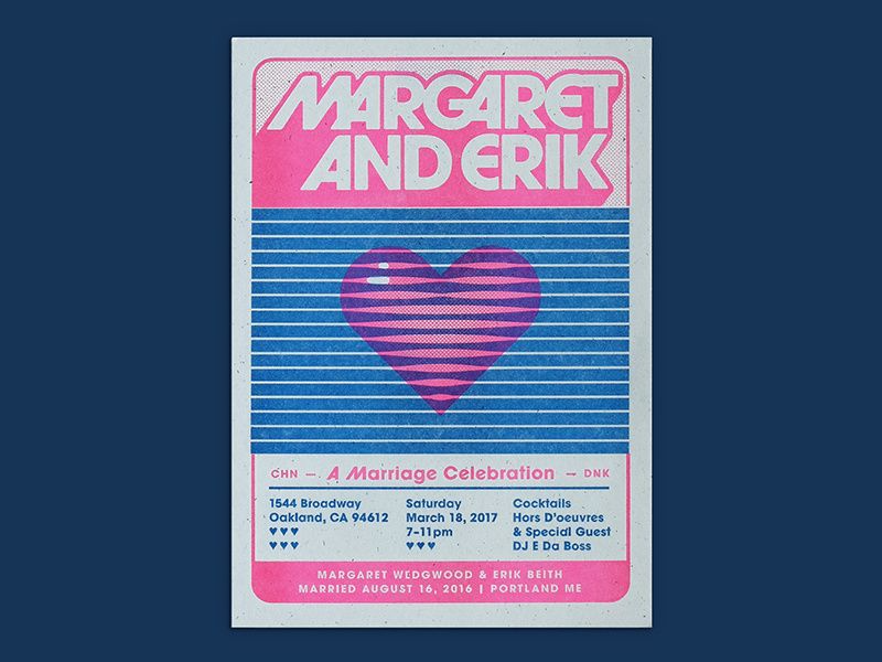 Retro Wedding Invitations | Retro Wedding Stationery